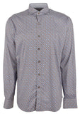 Bugatchi Men's Shaped Fit Wrinkle Free Long Sleeves Shirt N X Large