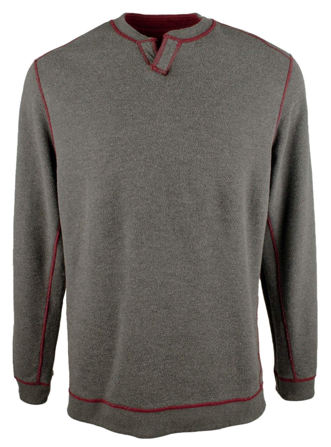 Sudadera reversible Tommy Bahama Flipshore Abaco para hombre, color negro cereza jaspeado 3XB