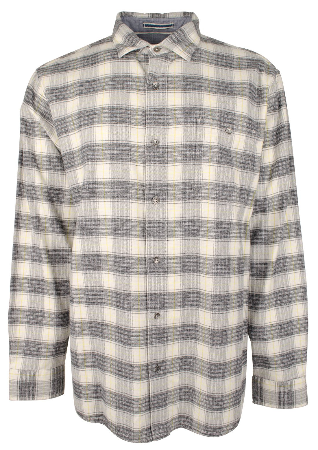 Tommy Bahama Erkek Büyük ve Uzun Canyon Beach Rancho Kareli Flanel Uzun Kollu Gömlek Continental 3XB