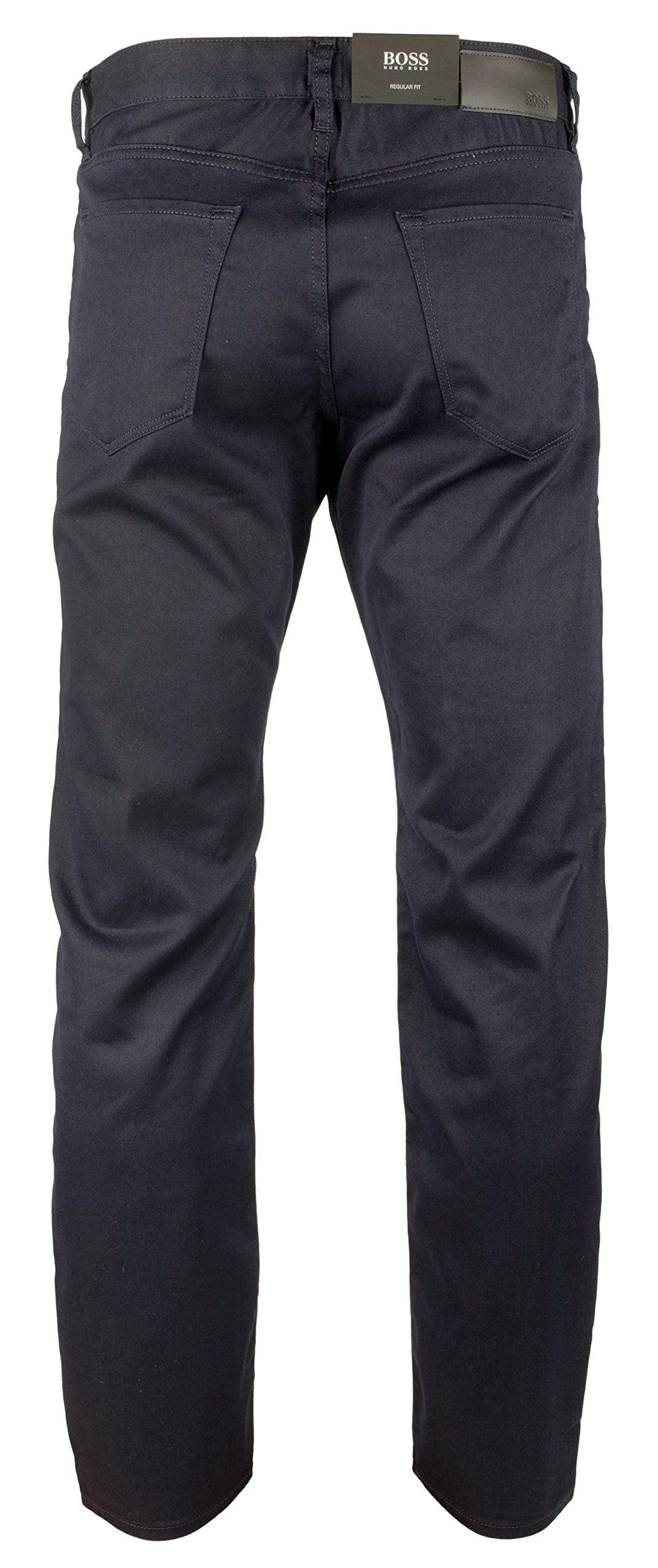 Hugo Boss Men's Maine Regular Fit Stretch Casual Pants 32Wx34L Navy Blue