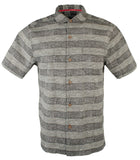 Tommy Bahama Men's Rattan Stripe Shirt BLK Large