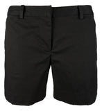 Michael Kors Women's Plus Size Stretch Chino Shorts Black 24W