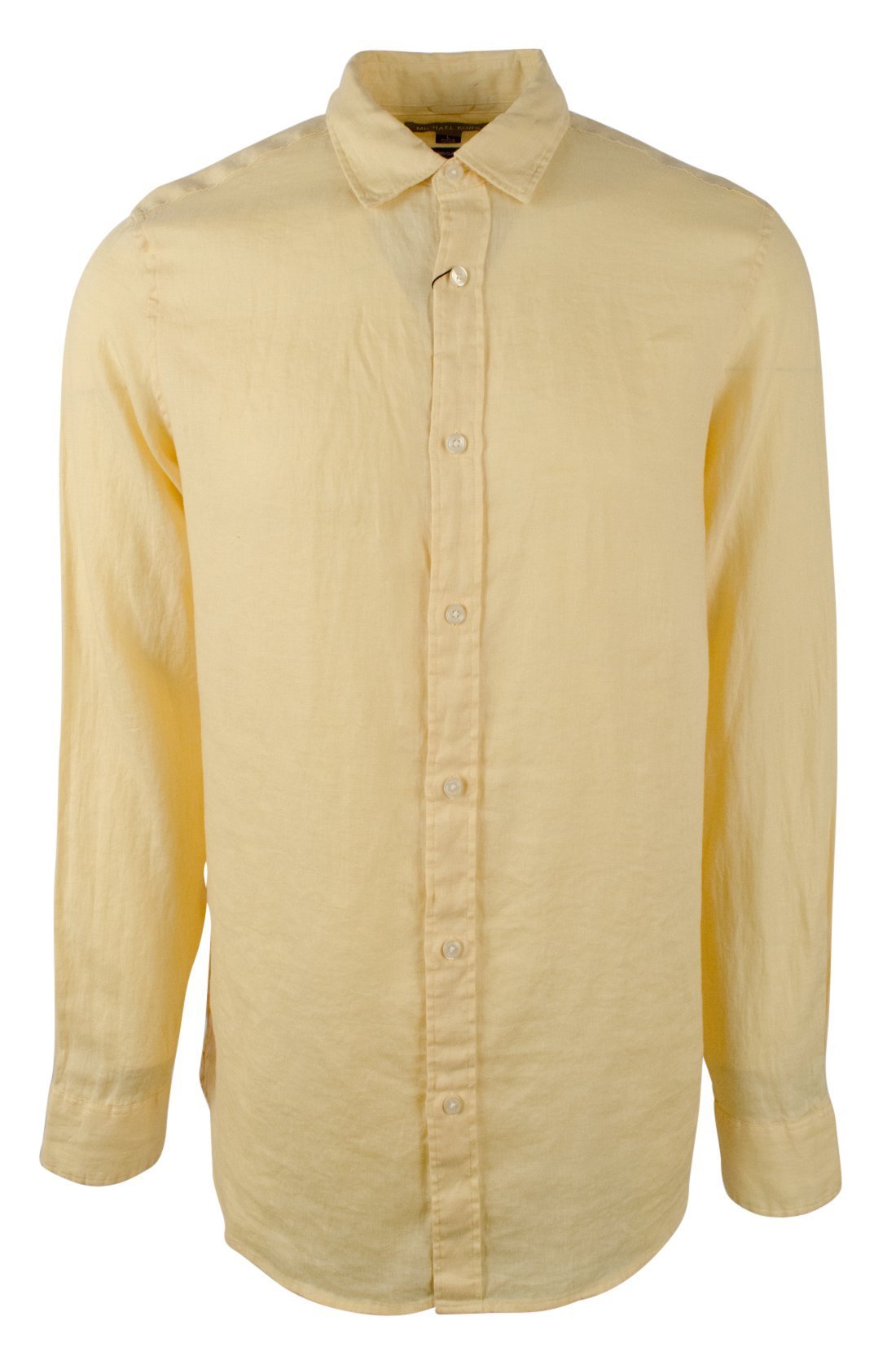 Michael Kors Men's Tailored Classic Fit Linen Shirt