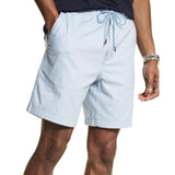 Michael Kors Men's Chambray Summer Drawstring Shorts-XL