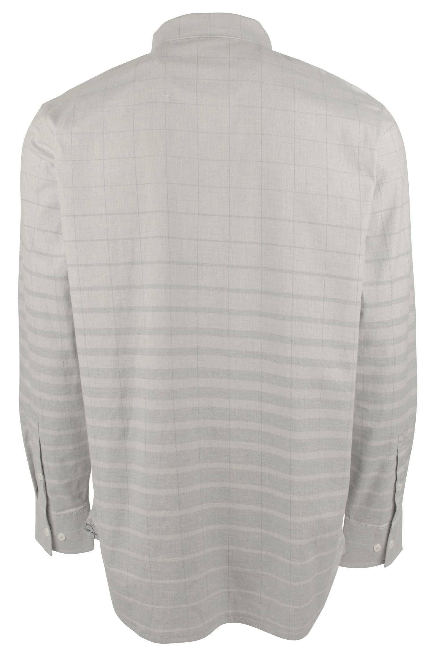 Tommy Bahama Men's Ombre Mist Long Sleeve Button Front Shirt Large Raincloud