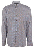Bugatchi Men's Shaped Fit Wrinkle Free Long Sleeves Shirt N X Large