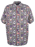 Men's Aloha Arrow Island Zone Camp Shirt-PG-S Pebble Grey