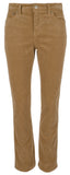 Lauren Ralph Mid-Rise Corduroy Stretch Pant 14W Camel