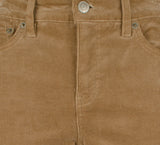 Ralph Lauren Women's Mid-Rise Straight Leg Stretch Corduroy Pants Cml 20W Camel
